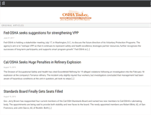 Tablet Screenshot of oshatoday.com